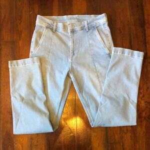 ZARA Light Blue High-Waisted Jeans - Size 31